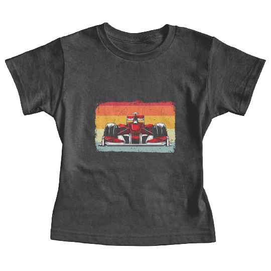 Retro vintage Formula Racing Lovers Silhouette Baby Tees