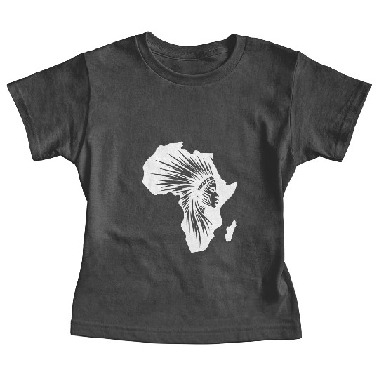Strong Warrior Jewelry Africa Warrior Silhouette Baby Tees