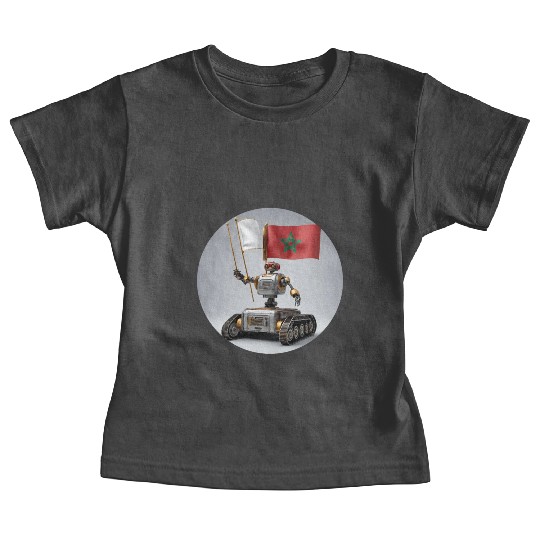 mech robot design crafted Baby Tees