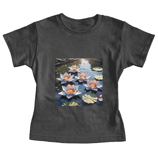 Lotus Origami Baby Tees