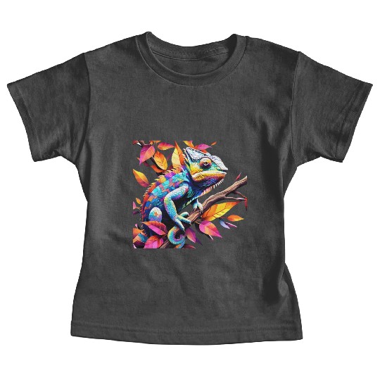 "Kaleidoscopic Chameleon Serenity" Baby Tees