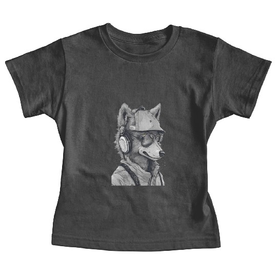 Wolf Hacker Baby Tees
