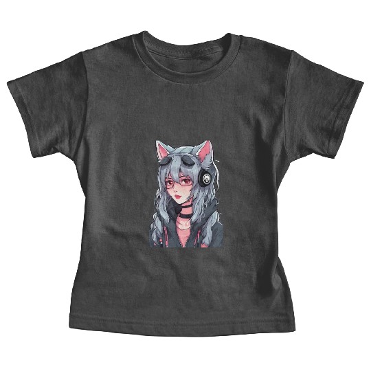 Women Wolf Hacker Baby Tees