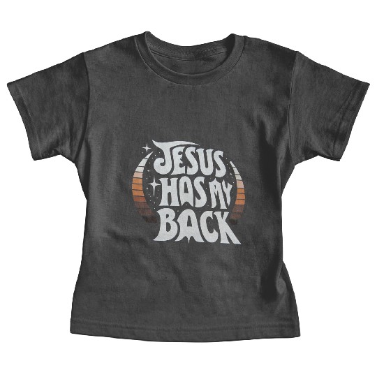 Jesus Has My Back 23 Baby Tees