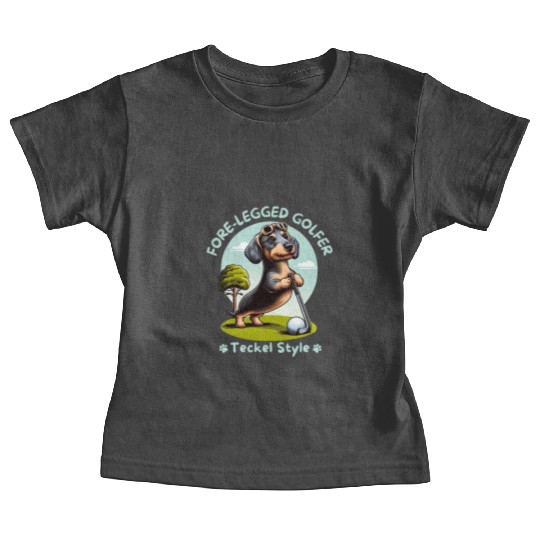 Cute Teckel, dachshund lover and golfers Baby Tees