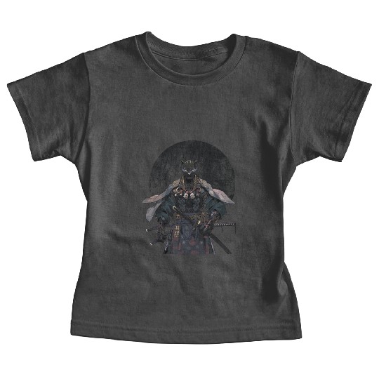 Anime Panther Warrior Samurai katana Baby Tees