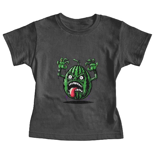 Watermelon Monster Floating Baby Tees