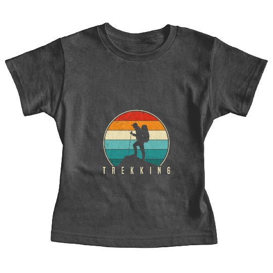 Camping & Trekking Adventure Baby Tees for Explorers