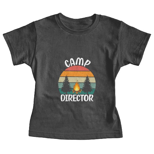 Counselor Camper Summer Camp Director Baby Tees