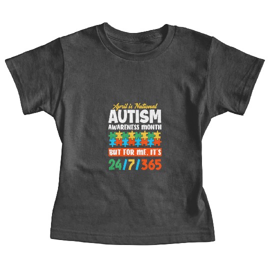 April Is National Autism Awareness Month Baby Tees