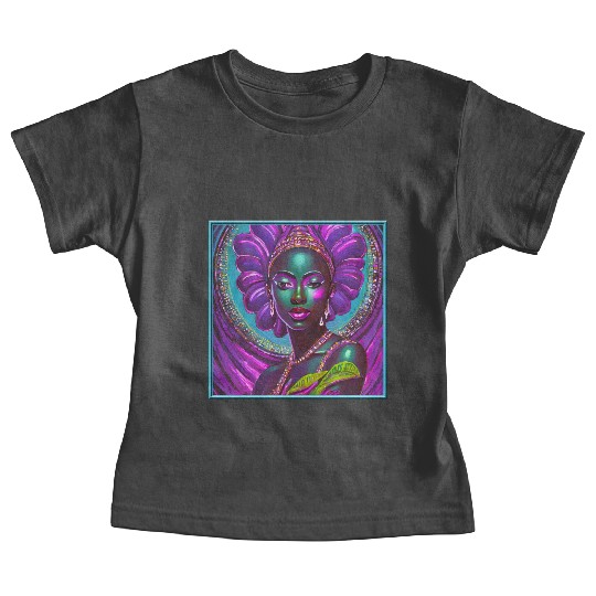 African Goddess Violet Nurturing Me - 1 Baby Tees