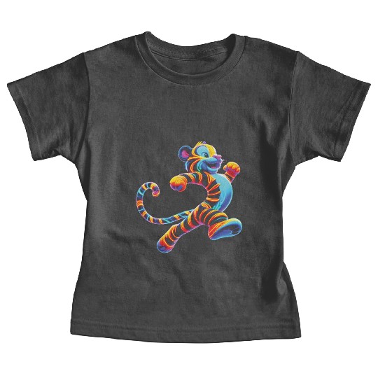 Fun neon tiger (Dark better) Baby Tees