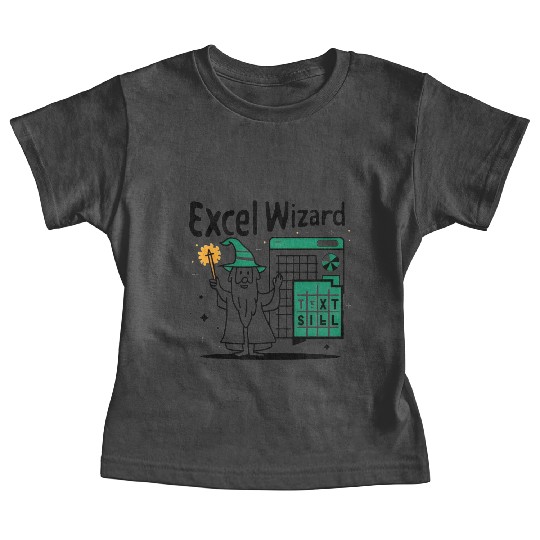 excel wizard funny accountant and bookkeeper gift Baby Tees