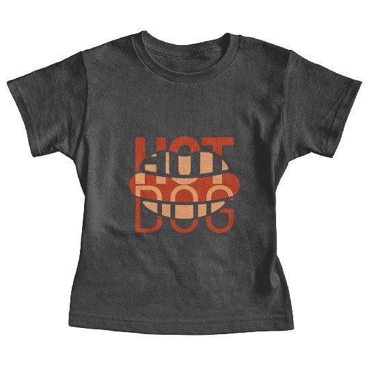 hotdog grapic icon Baby Tees
