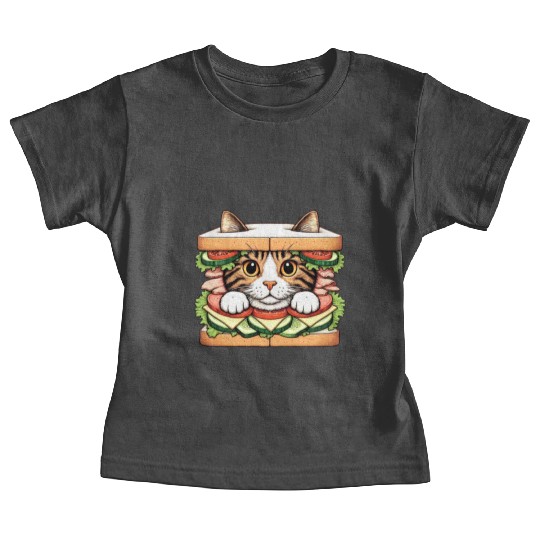 Sandwich Kitty Baby Tees