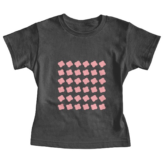 PINK SPRING FLORAL PATTERN Baby Tees