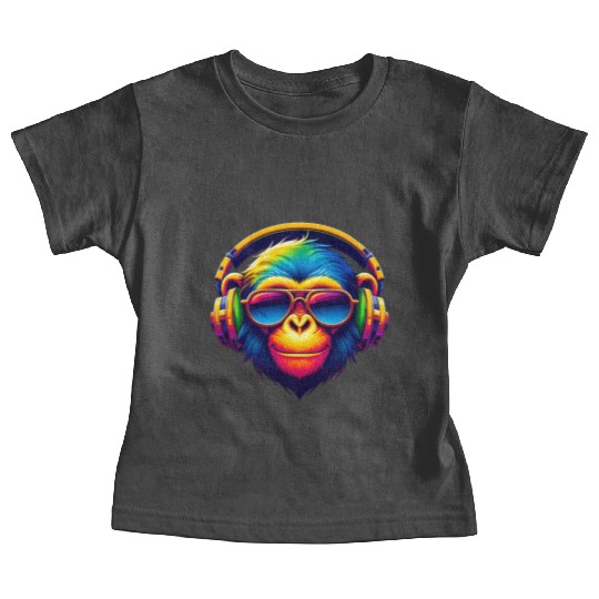 DJ Groove Monkey Baby Tees