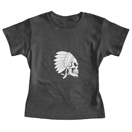 Indigenous Native American Skull Head Baby Tees