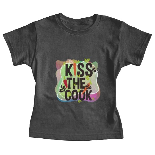 Vector Cartoon Kiss The Cook Carrot Metaphor Art Baby Tees
