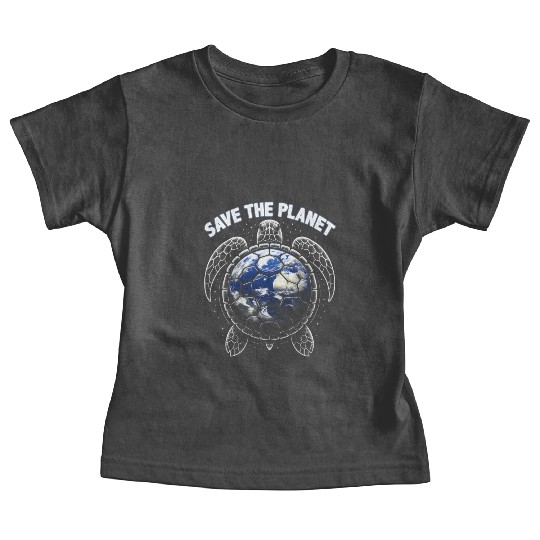 Save The Planet Turtle Environment Ocean Earth Day Baby Tees
