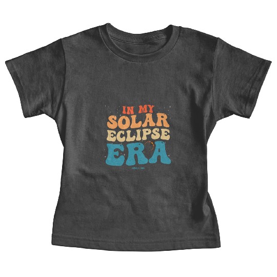 In My Solar Eclipse Era Groovy April 8, 2024 Baby Tees