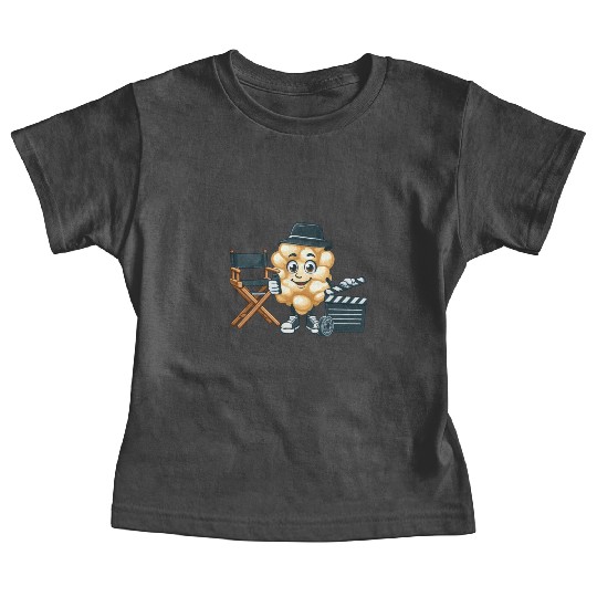 Popcorn Movie Fan Cinema Baby Tees