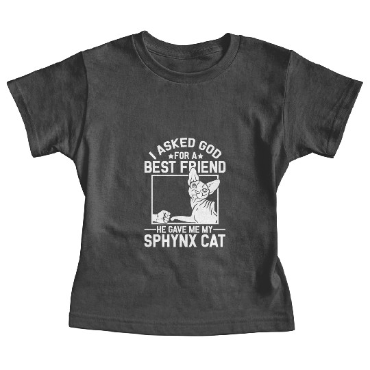 Best Friend Funny Sphynx Cat Mom Baby Tees