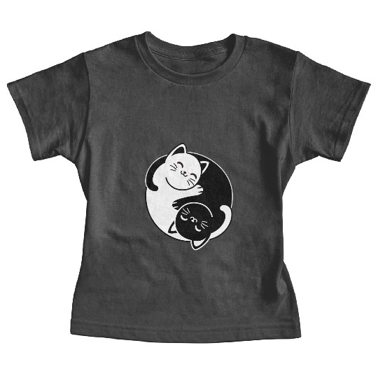 Yin and Yang Cats Baby Tees