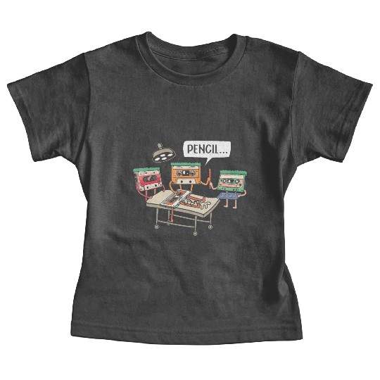 Cassette Tape 80s Music Lover Baby Tees