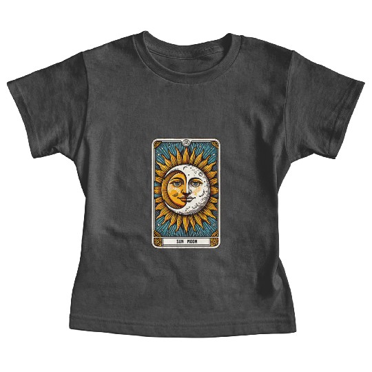 Tarot Card Sun Moon Baby Tees