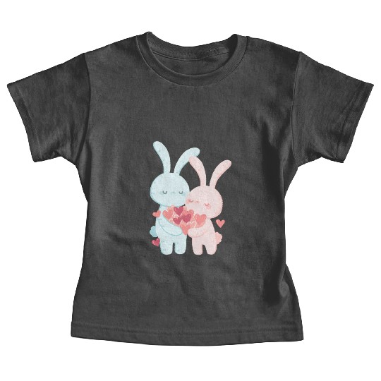 Whimsical Duo: Creative Couple Graphics Design Baby Tees