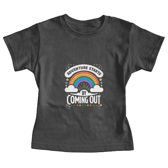 Birthgay Gay Pride Flag Pride Month Equal Rights Baby Tees