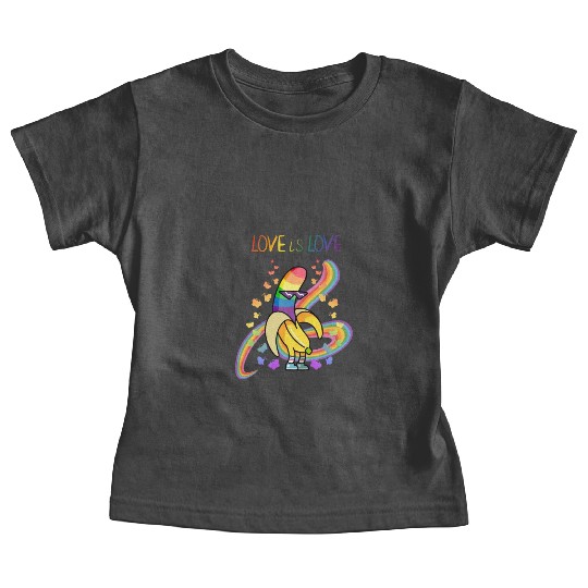 Pride Month | Love is Love Rainbow Baby Tees