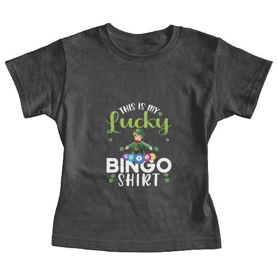 Funny Bingo Player St Patricks Day Baby Tees