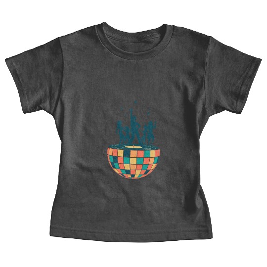 Disco ball - Dancing - Groovy - Clockwork Elements Baby Tees