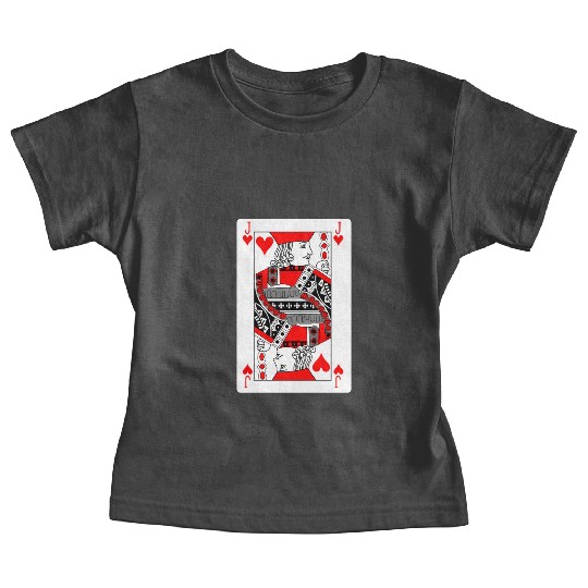 Jack Playing card hearts Baby Tees