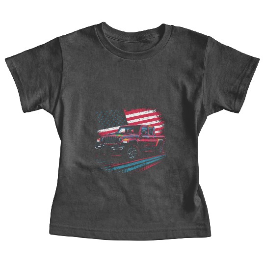Jeep Gladiator JT US Flag Baby Tees