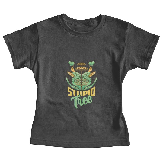 Stupid Tree Frisbee Disc Golf Baby Tees