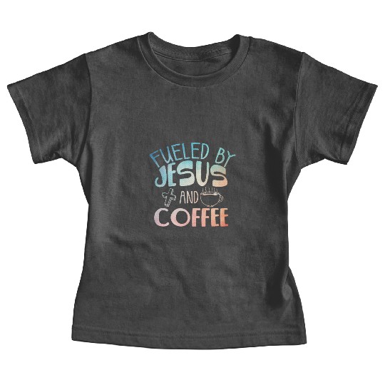Cool Coffee Jesus Art Christian Coffee Lover Baby Tees