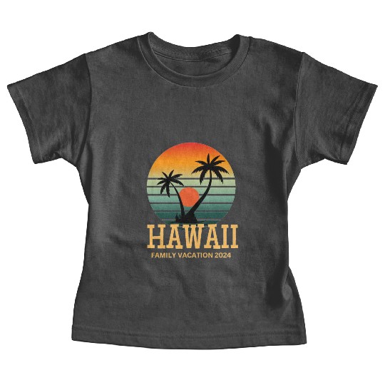 Hawaii Family Vacation 2024 Baby Tees