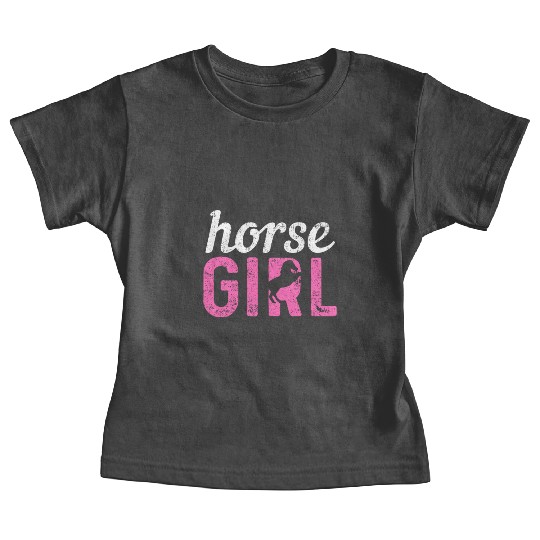 Horse Fan Racing Riding Head Sayings Farm Barn Baby Tees