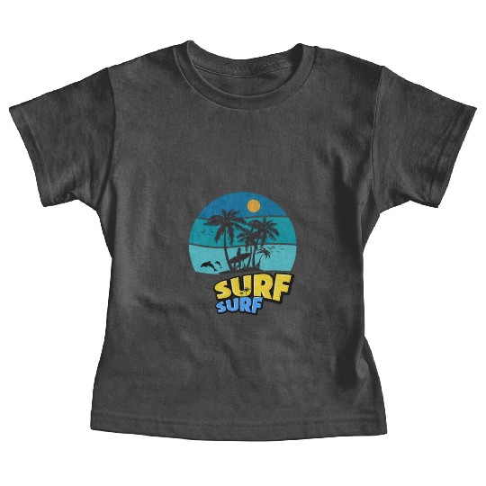Summer Surf, Surfing , Beach vibes, Summer Baby Tees