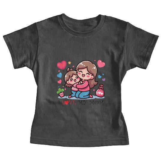 I love my mom Baby Tees