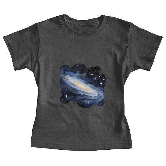 Watercolor Milky Way Baby Tees