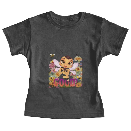 Kim Bee Good among the flowers Baby Tees