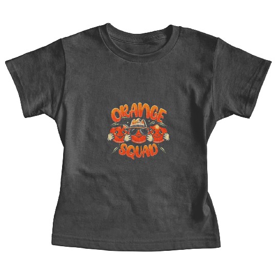 Orange Citrus Fruit Lover Orange Squad Meme Baby Tees