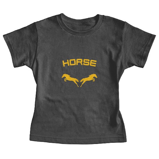 Horses Double Horse Riding Horsepower Lover T Baby Tees