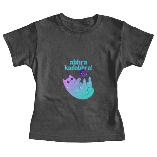 Aberakadabera Abhra Kadabhra Magic Cat Baby Tees