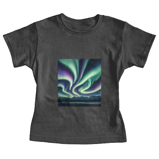 ultra realistic northern lights Baby Tees