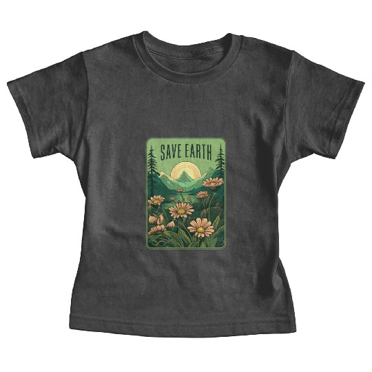 Save Earth Baby Tees